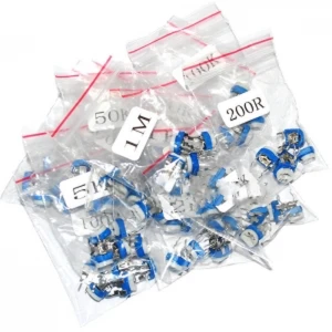 Pack van 65 lineaire DIP-potentiometers, 13 verschillende waarden