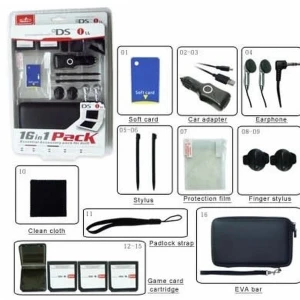 16-in-1 accessoirepakket Nintendo DSi XL