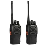 2-pack Baofeng BF-888S dualband UHF 5W walkie talkie met headset