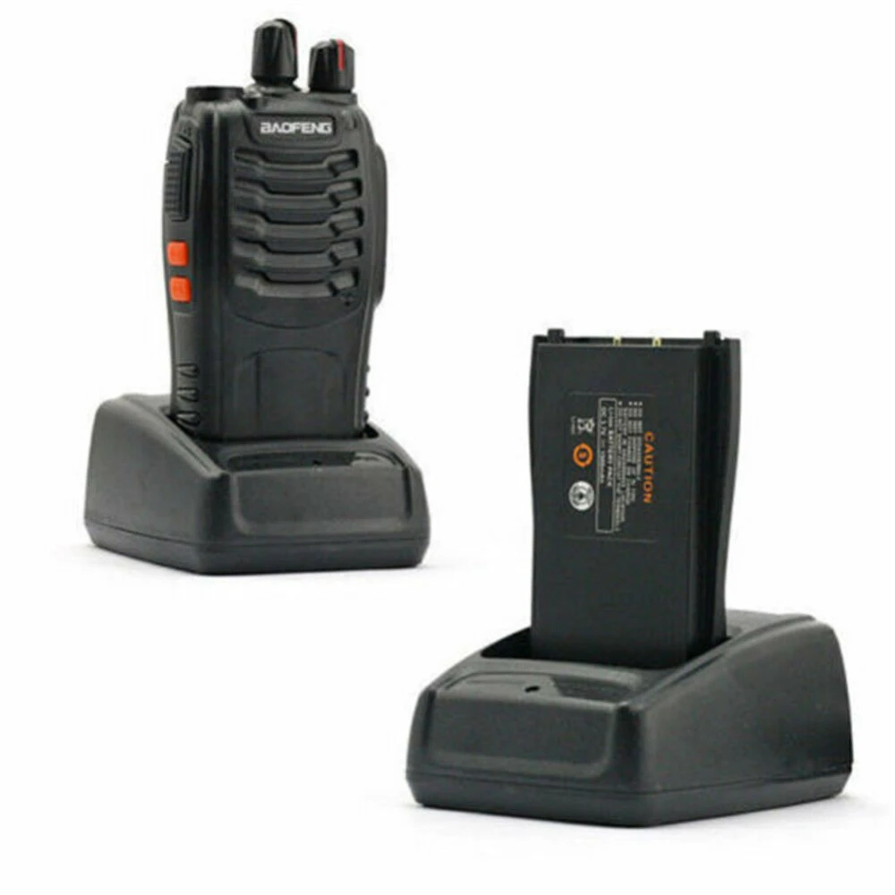 2-pack Baofeng BF-888S dualband UHF 5W walkie talkie met headset