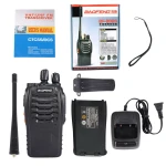 2-pack Baofeng BF-888S dualband UHF 5W walkie talkie met headset