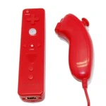 Wii Remote-controller set met Wiimotion Plus en rode Nunchuck voor Wii