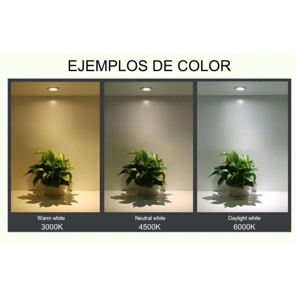 Panel LED 120x30 48W luz blanco frío para oficinas y comercios