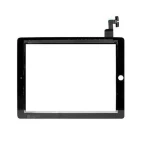 Zwart touchscreen voor iPad 2 - compatibel vervangend scherm