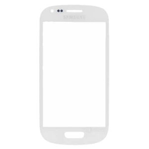 Glazen scherm Samsung Galaxy S3 Mini wit - origineel onderdeel