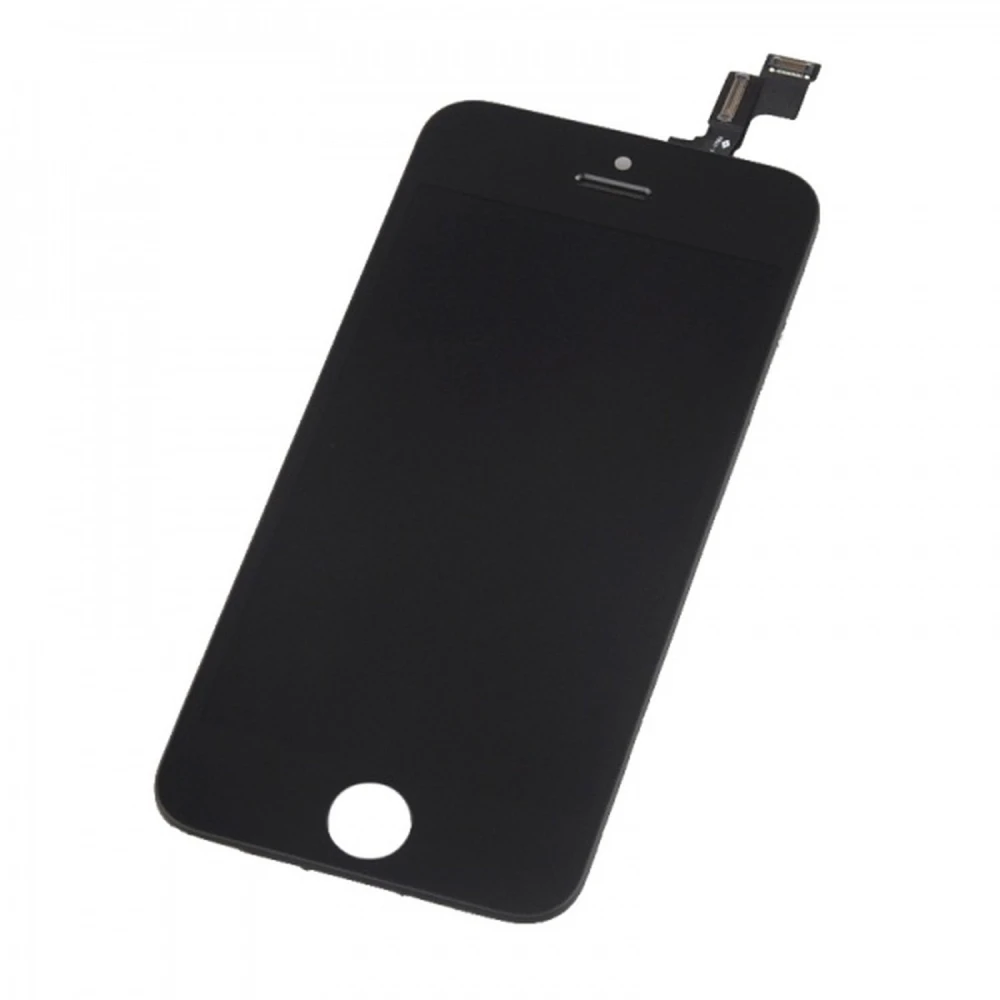 Complete zwarte iPhone 5S scherm (touch en LCD) voor A1533, A1453, A1457