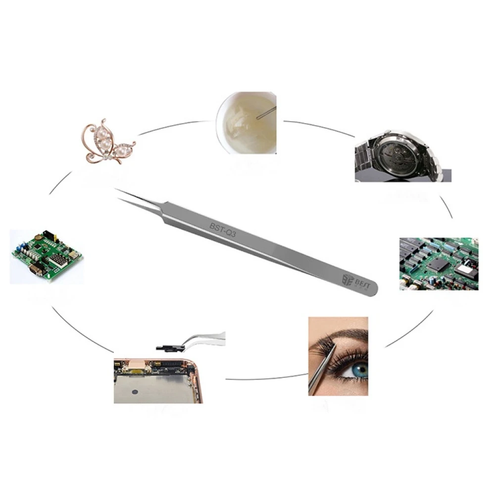 Best Q3 rechte precisietang voor het verwijderen van elektronische componenten