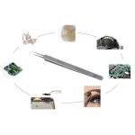 Best Q3 rechte precisietang voor het verwijderen van elektronische componenten