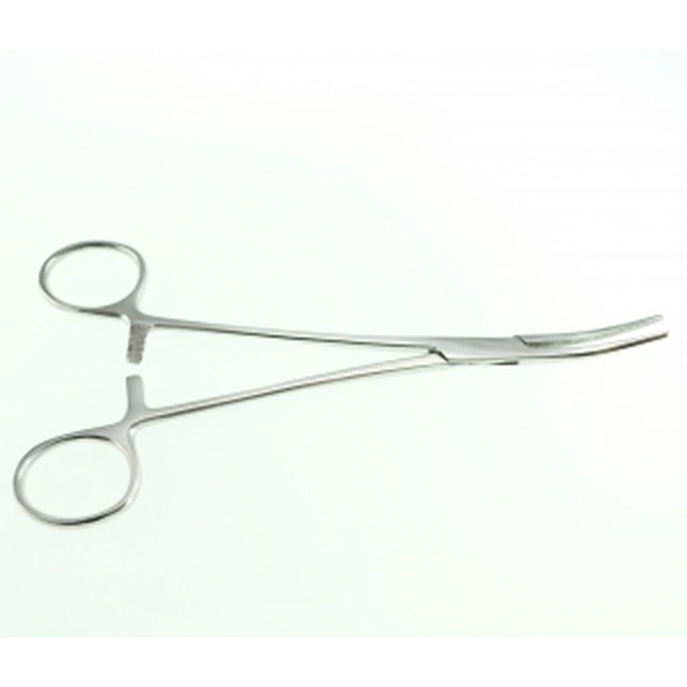 Gebogen tangpincet 18 cm met 3-standen sluiting voor elektronica en werkplaats