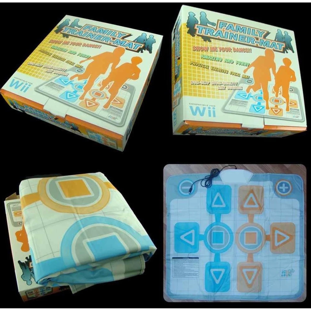 Family Trainer-mat voor Nintendo Wii - fitness- en speelmat voor 2 spelers