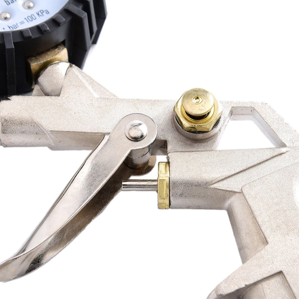 Bandenblaaspistool met drukmeter voor luchtcompressor TSX TOOL