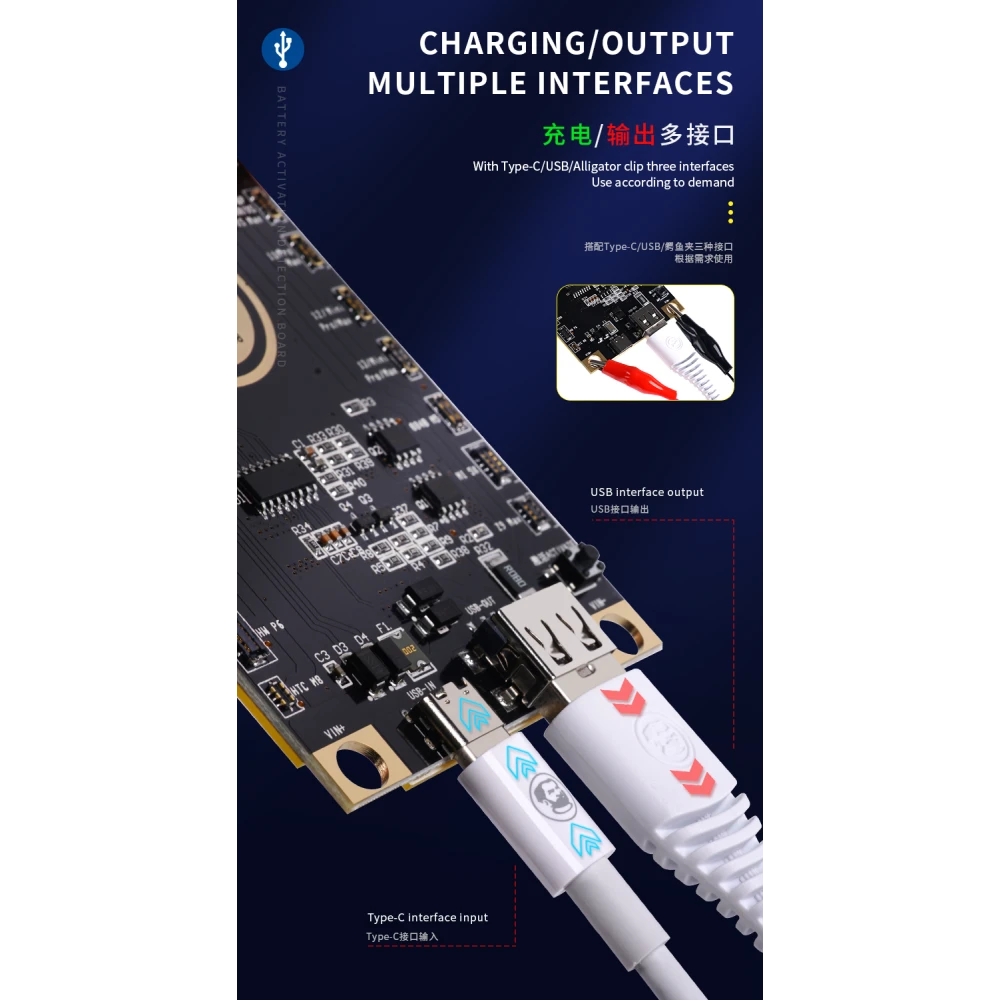 Mechanic BA27 batterij-activatieplaat voor iPhone en Android