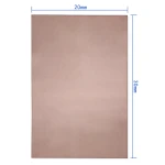 PCB koperplaat 20x30cm enkelzijdig van FR4 glasvezel voor DIY