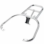 Achterste bagagedrager compatibel met Piaggio GTS 300 / Sprint 150 - Kleur Zilver