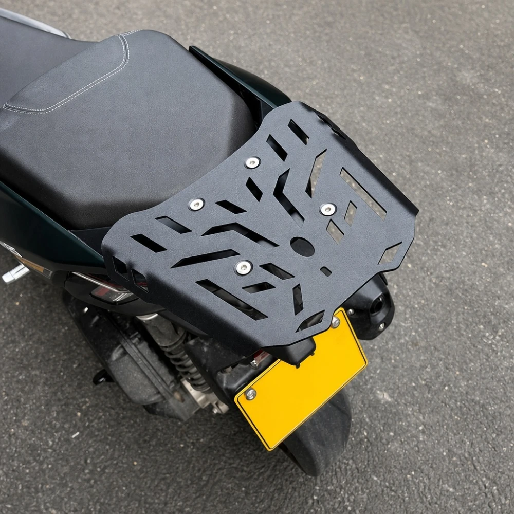 Achterdrager Zontes 150X / 125X — IJzeren Bagagerek 4 mm, Zwart