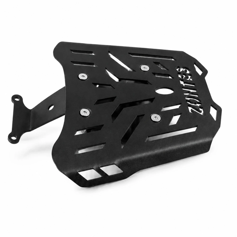 Achterdrager Zontes 150X / 125X — IJzeren Bagagerek 4 mm, Zwart
