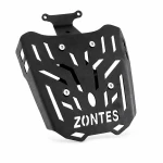 Achterdrager Zontes 150X / 125X — IJzeren Bagagerek 4 mm, Zwart