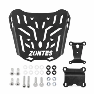 Achterdrager Zontes 150X / 125X — IJzeren Bagagerek 4 mm, Zwart