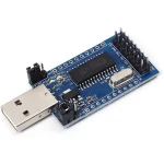 Vista del convertidor USB a puerto paralelo CH341A con chip integrado