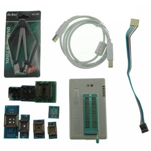 Universele USB-programmer Minipro TL866A met ICSP en 5 sockets voor microcontrollers