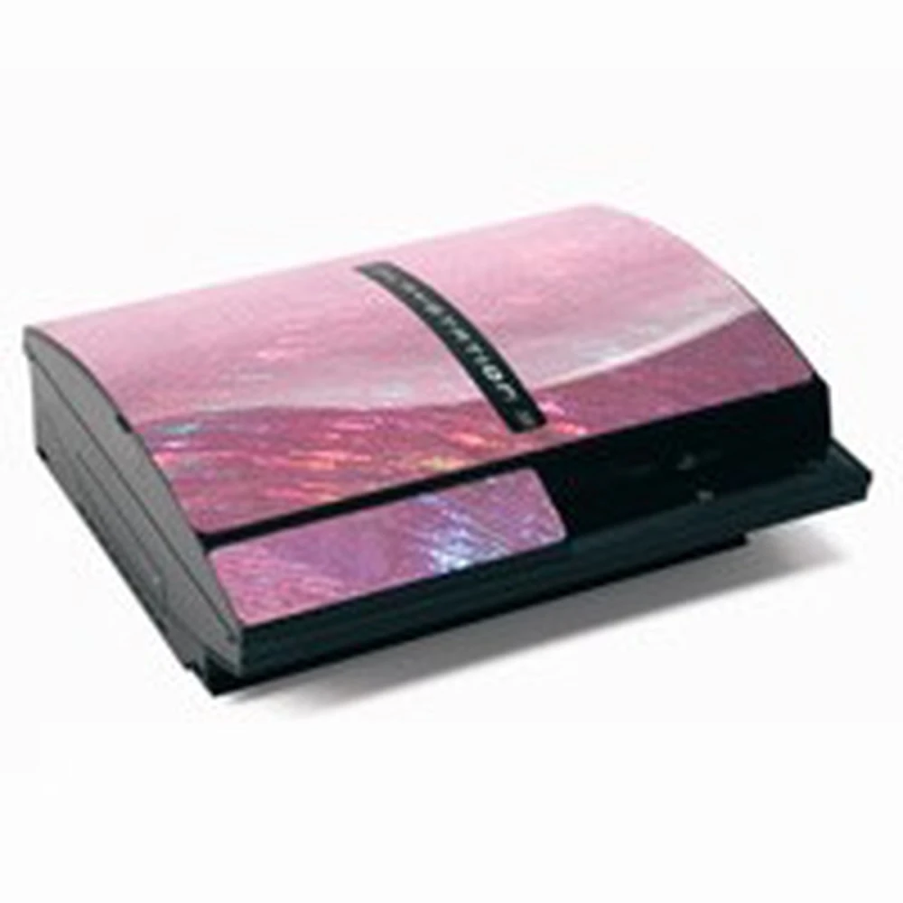 PS3 skin protector roze - PS3 Console Skin Protector Laser Pink