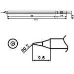 Aoyue LF-I soldeerpunt met ingebouwde weerstand - origineel reserveonderdeel