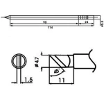Aoyue LF-K soldeerpunt met ingebouwde weerstand - origineel reserveonderdeel