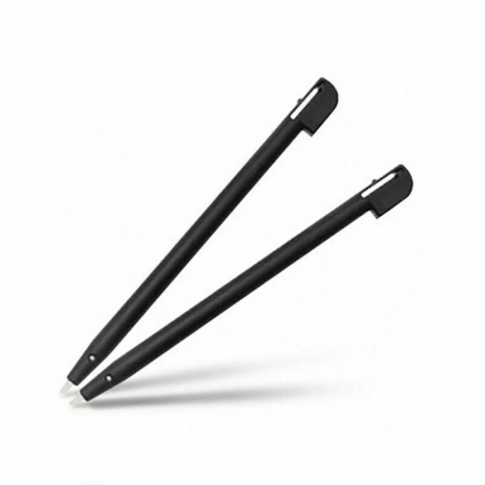Intrekbare stylus Nintendo DS Lite zwart - set van 2 reserve stylus
