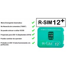 Unlock Card R-Sim 12+ For Iphone 5s / 6 / 6 / 6s / 7 / 8  Und X Bis Ios 11 And Ios12