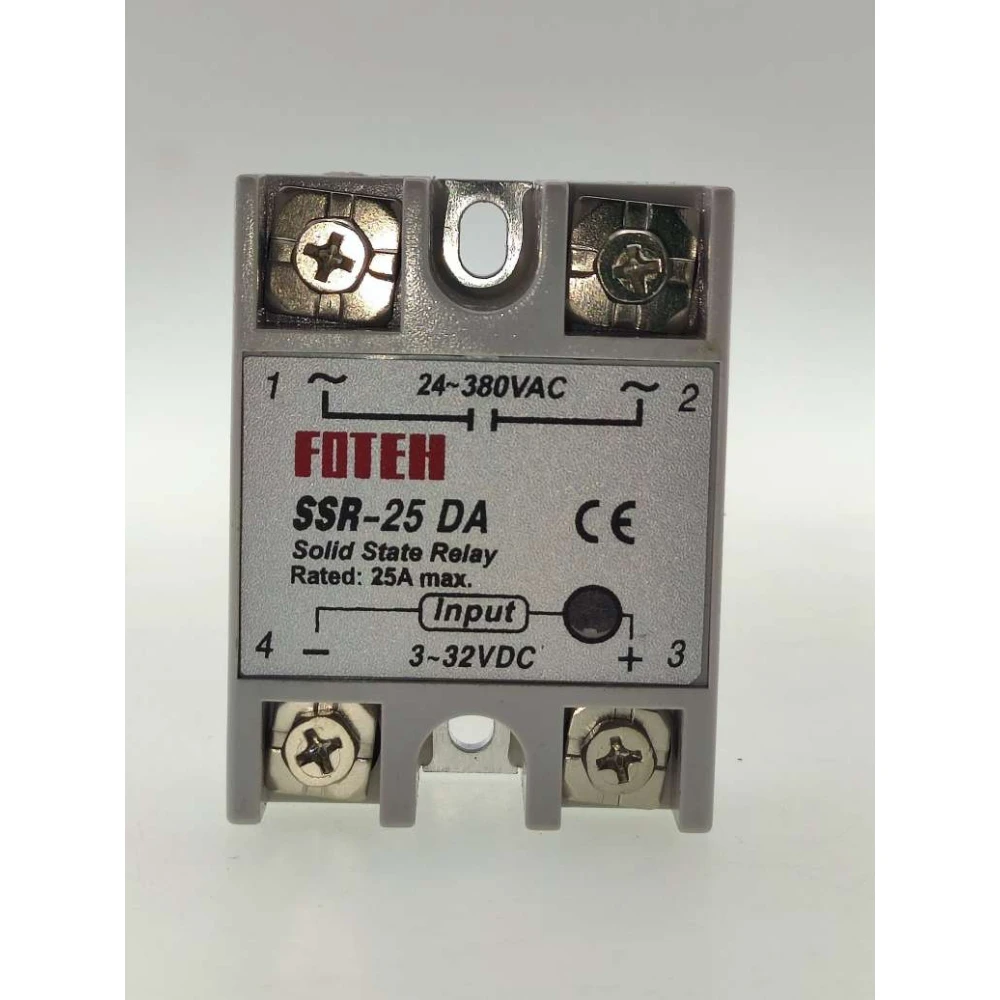Fotek SSR-25 25A solid state relais voor efficiënte elektrische regeling