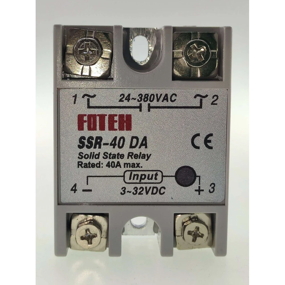 Fotek SSR-40 40A solid state relais voor nauwkeurige lastregeling