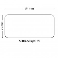 Rol Van 500 Zelfklevende Etiketten 54mm*25mm Voor Dymo Compatible 11352