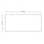 Rol van 300 zelfklevende etiketten compatibel Dymo 11356 89mm x 41mm