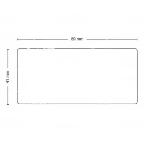 Rol van 300 zelfklevende etiketten compatibel Dymo 11356 89mm x 41mm