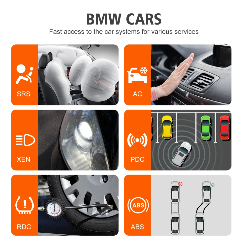 BMW diagnose scanner Konnwei KW480 - OBD2 tool voor BMW