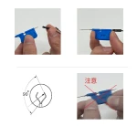 SDK08 testclips voor microchip - 10 stuks