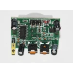 Detalle del sensor de movimiento PIR HC-SR501 con lente de 23 mm