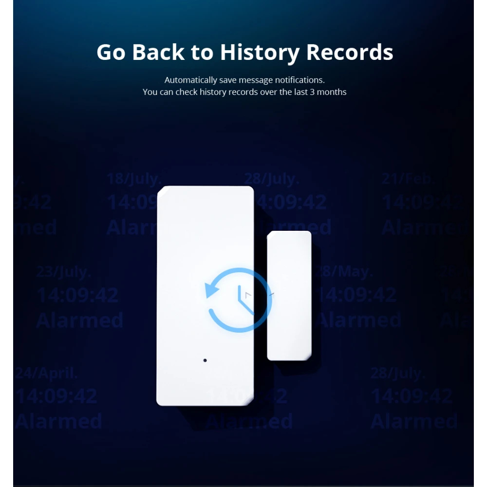 SONOFF DW2 RF draadloze deur- en raamsensor voor huisbeveiliging