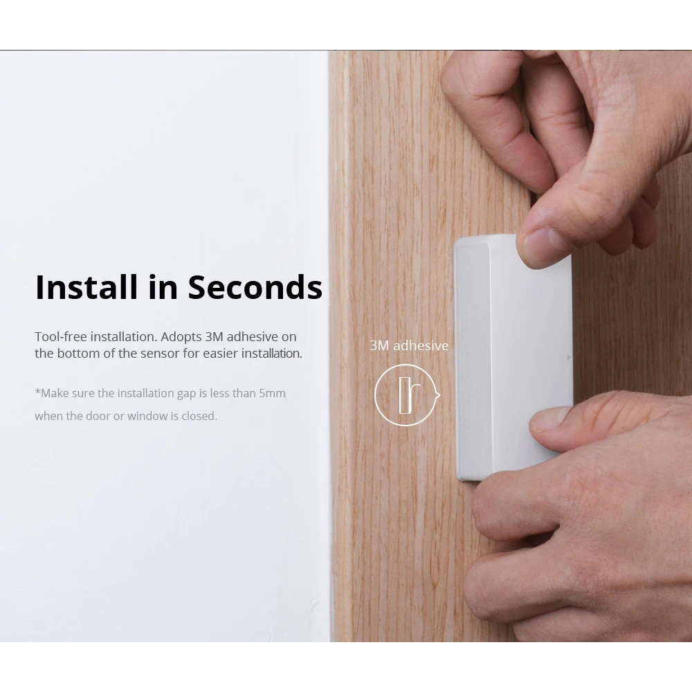 SONOFF DW2 RF draadloze deur- en raamsensor voor huisbeveiliging