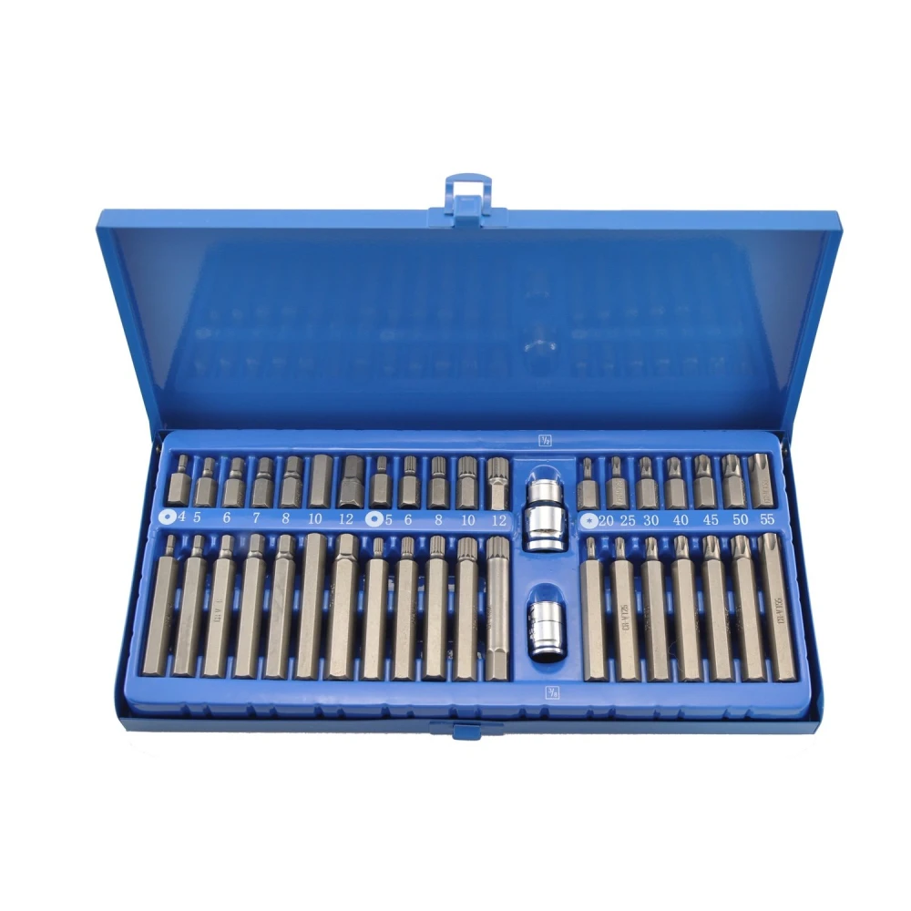 40-delige Torx- en inbusbitset 1/2'' 3/8'' voor auto