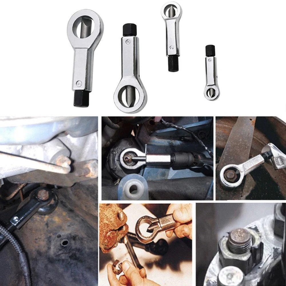 4-delig set handmatige moerensplijter van metaal, boutensplijter TSX TOOL