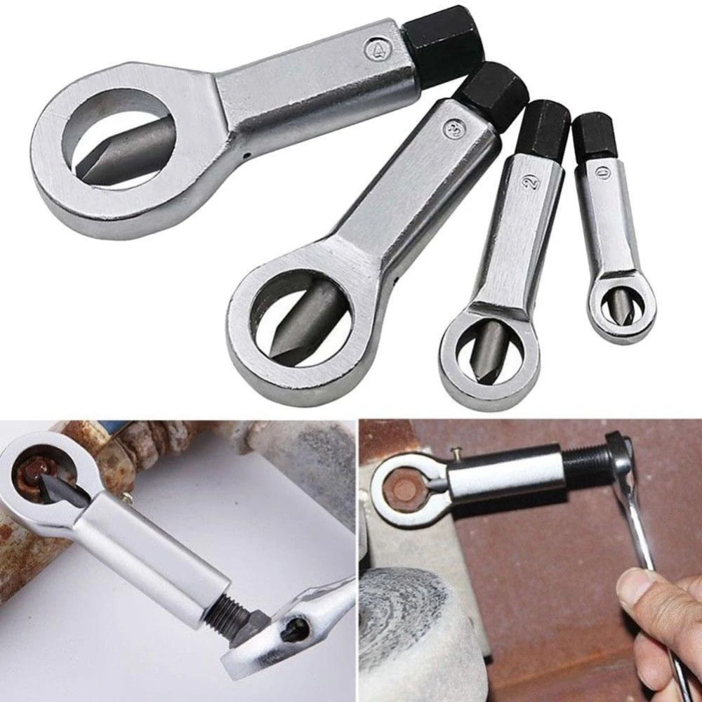 4-delig set handmatige moerensplijter van metaal, boutensplijter TSX TOOL