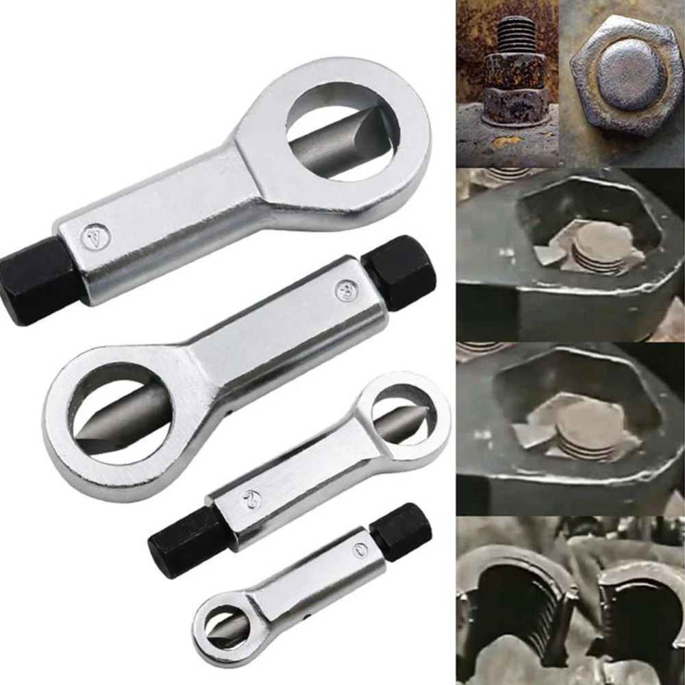 4-delig set handmatige moerensplijter van metaal, boutensplijter TSX TOOL