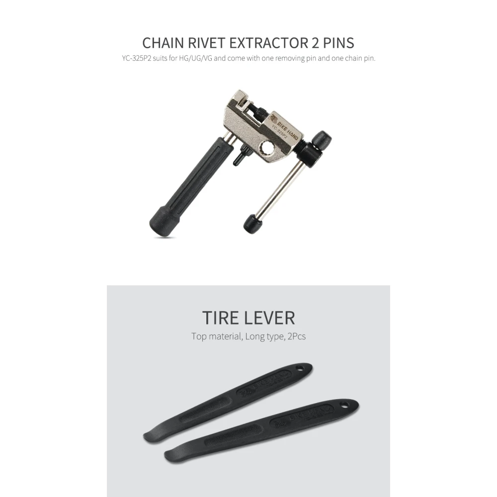 Bikehand fiets gereedschapset 18-in-1 - multifunctionele set