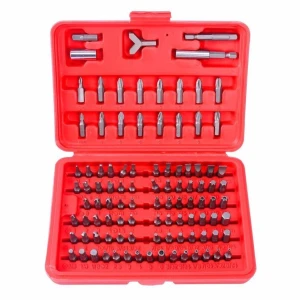 100-delige magnetische schroevendraaierbitset TSX TOOL - Hex en Torx