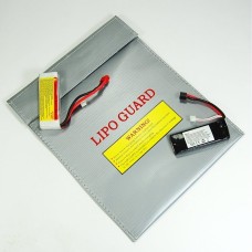 Zilver Grote Lipo Batterij Guard Sleeve/Bag Voor Charge & Opslag