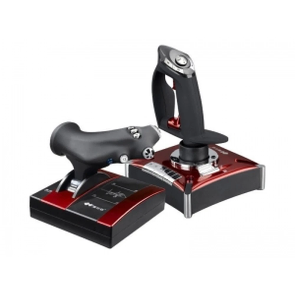Dubbele flight stick voor pc met gamepad en dual throttle