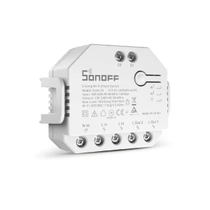 SONOFF DUAL R3 slimme dubbele schakelaar met vermogensmeting en domotica