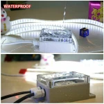 Caja Sonoff IP66 abierta mostrando espacio para dispositivo