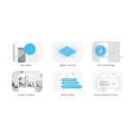 Imagen del sensor SONOFF SNZB-04 con batería CR2032 para puertas y ventanas